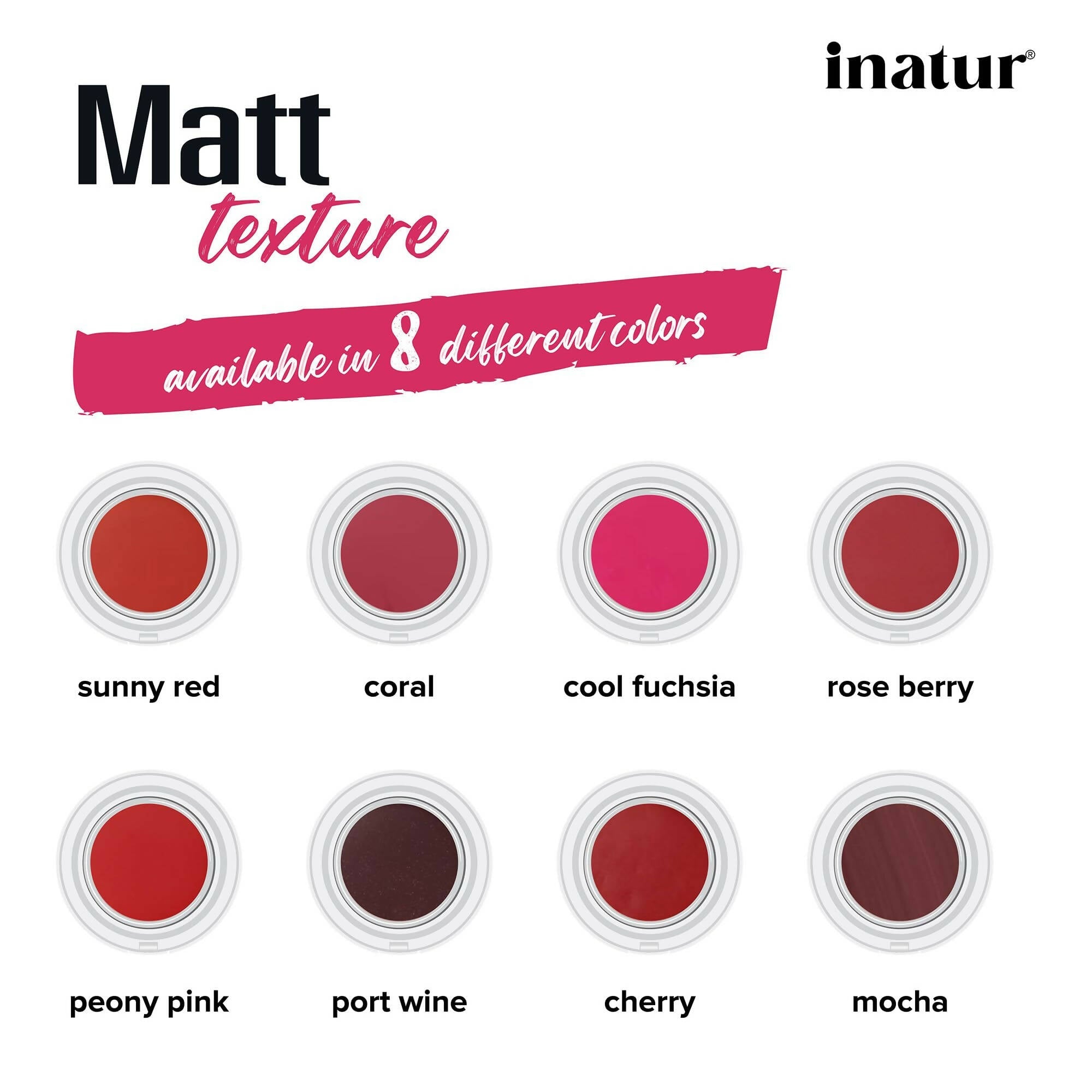 Inatur Lip and Cheek Tint Cool Fushia | Grab2Buy