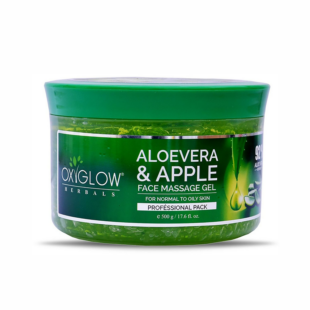 Oxyglow Herbals Aloevera Apple Face Massage Gel | Grab2Buy