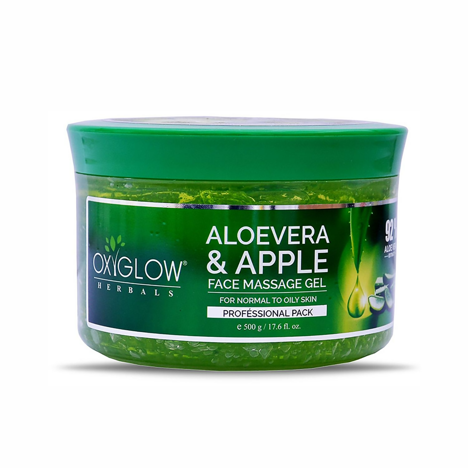 Oxyglow Herbals Aloevera Apple Face Massage Gel | Grab2Buy