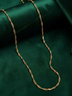 NVR Women Gold Plated Handcrafted Minimal Chain | Grab2Buy