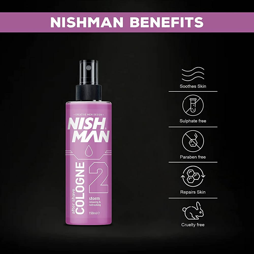 Nishman After Shave Cologne Storm - Liquid Based | Grab2Buy