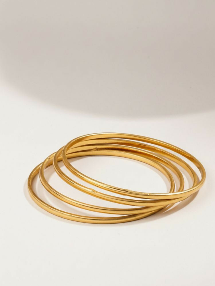 NVR Women Set of 4 Gold Plated Handcrafted Bangle | Grab2Buy