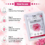 The Natural Wash Rose Face Sheet Mask