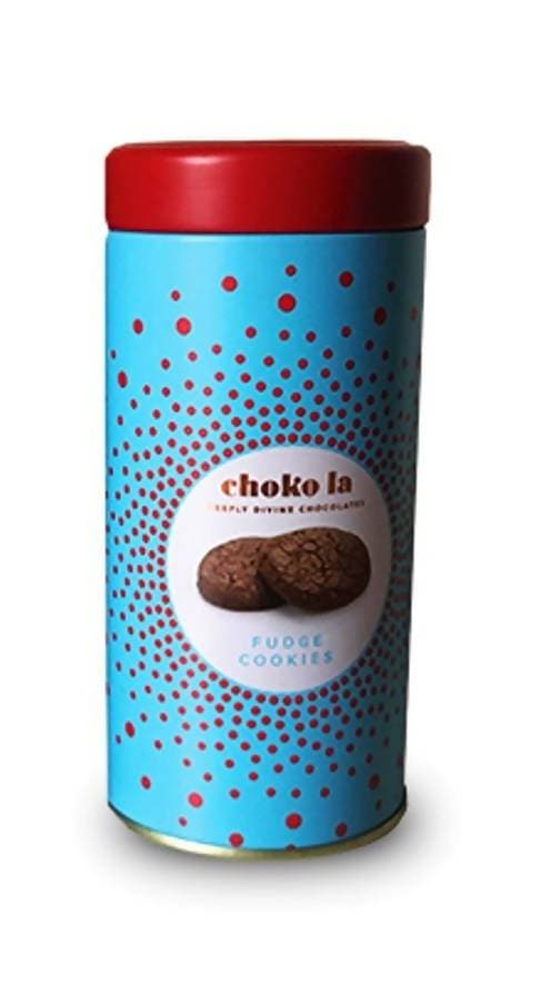 Choko La Chocolate Fudge Cookies Tin Box | Grab2Buy