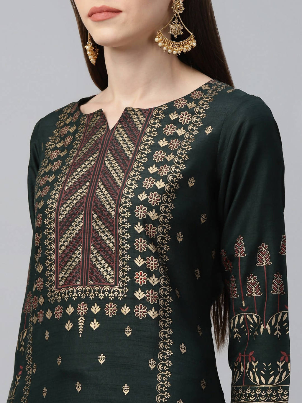 Cheera Printed Kurta Palazzo set (CH117KP) | Grab2Buy