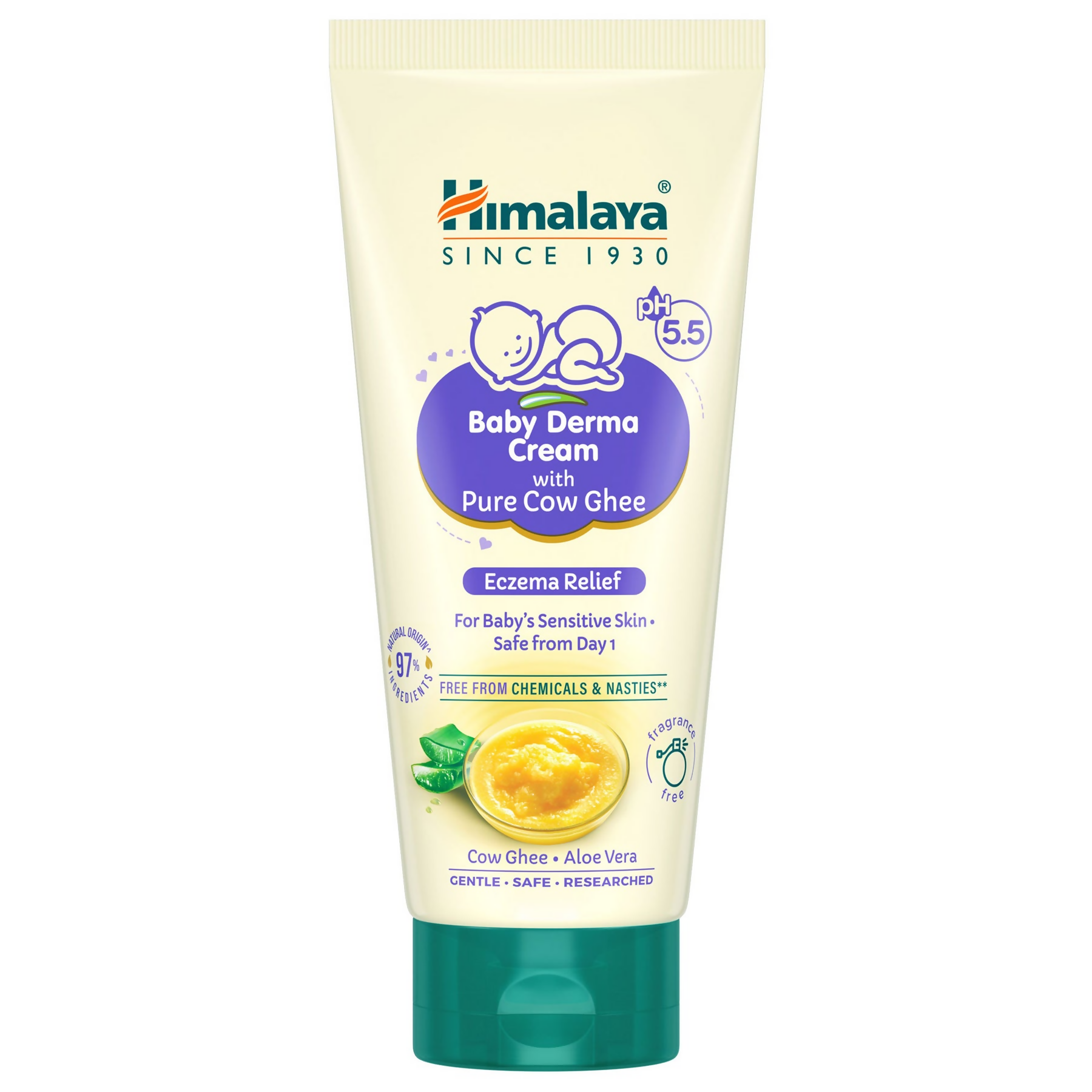 Himalaya Herbals Baby Derma Cream with Pure Cow Ghee | Grab2Buy