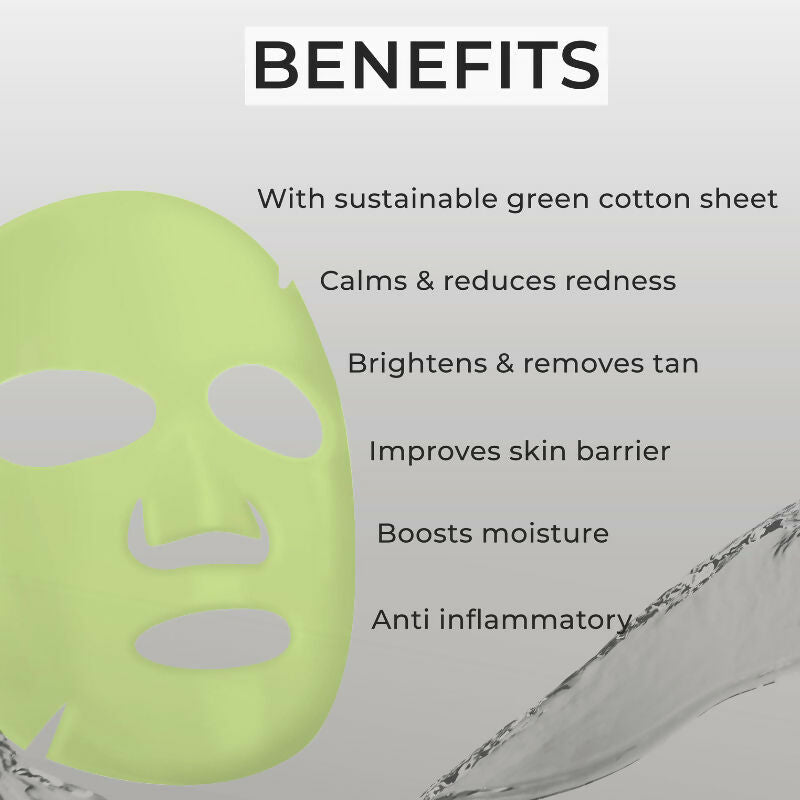 Professional O3+ Cicalm Glow Sheet Mask With Cica For D-Tan & Glow | Grab2Buy