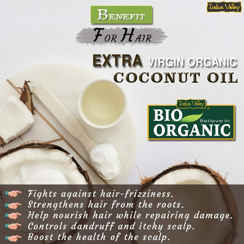 Indus Valley Bio Organic Extra Virgin Organic Coconut Oil | Grab2Buy