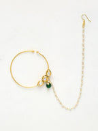 Kundan Nose Ring - Ruby Raang | Grab2Buy