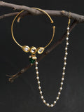Kundan Nose Ring - Ruby Raang | Grab2Buy