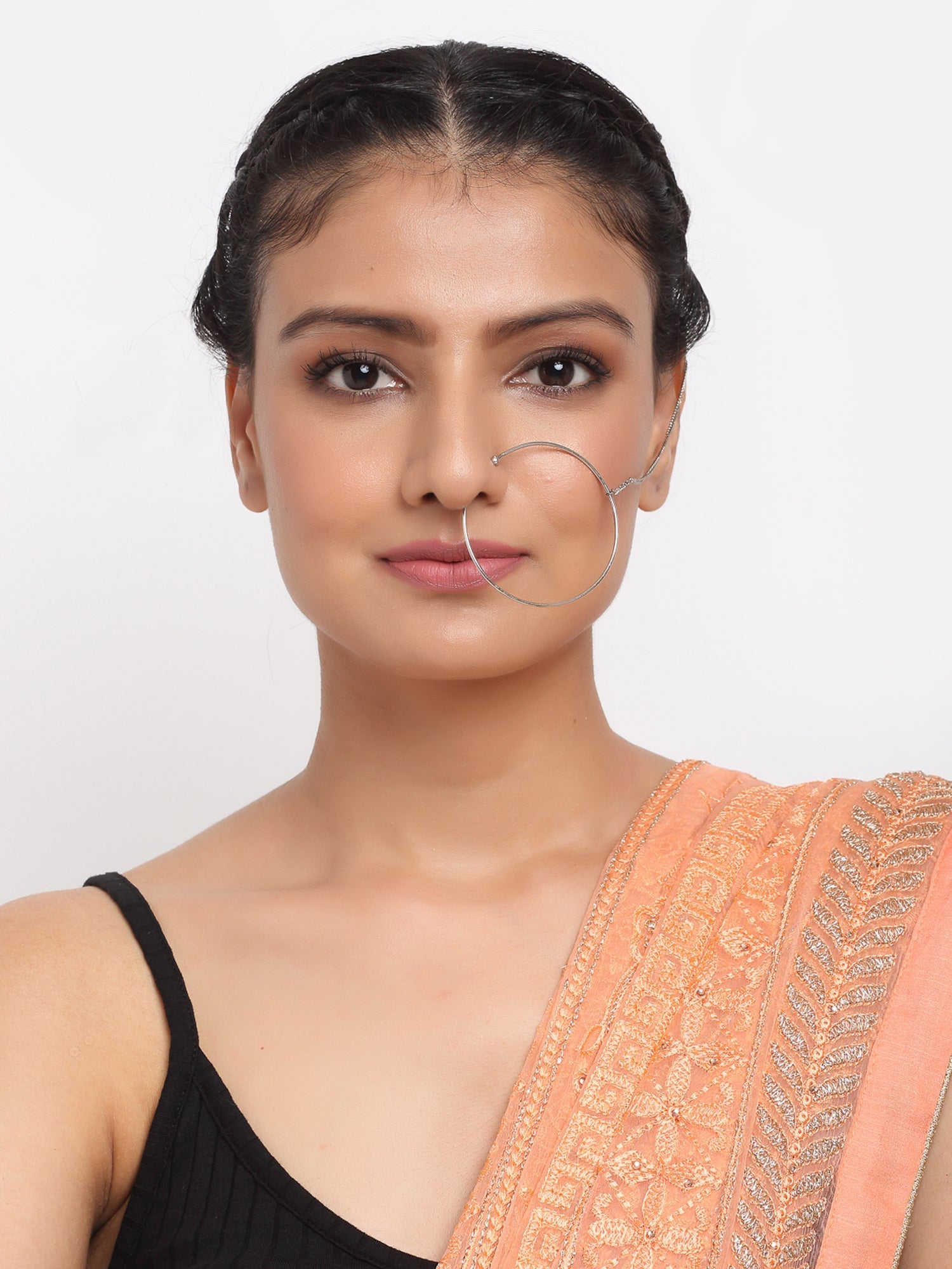 Silver Nose Ring - Ruby Raang | Grab2Buy