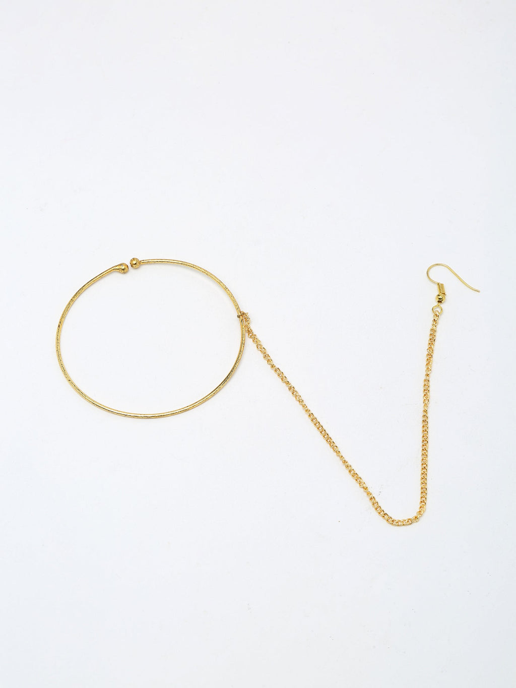 Golden Plated Nose Ring - Ruby Raang | Grab2Buy