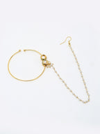 Double Kundan Nose Ring - Ruby Raang | Grab2Buy
