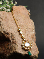 Kundan Maang Tikka - Ruby Raang | Grab2Buy