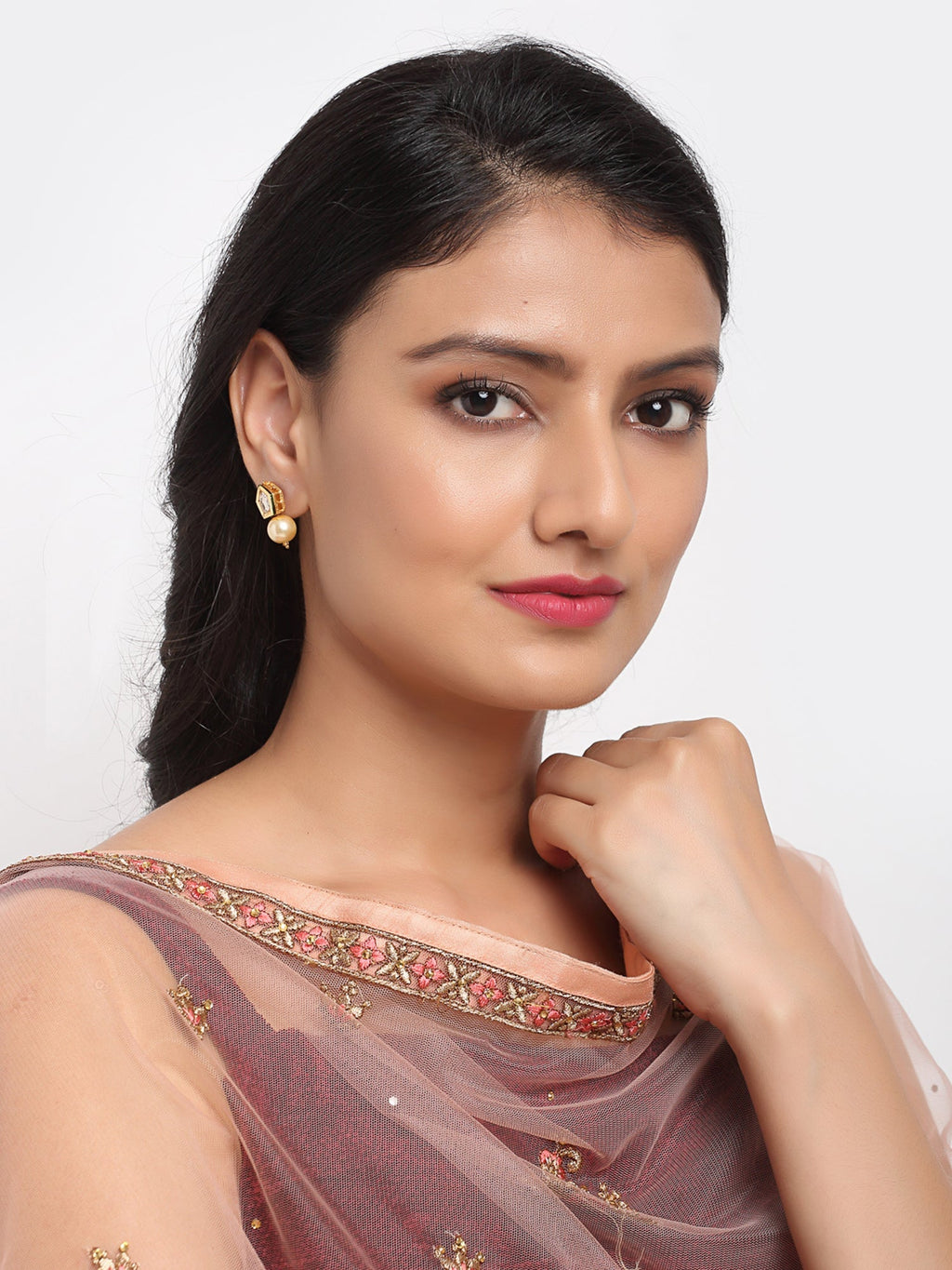 Kundan Studs - Ruby Raang | Grab2Buy