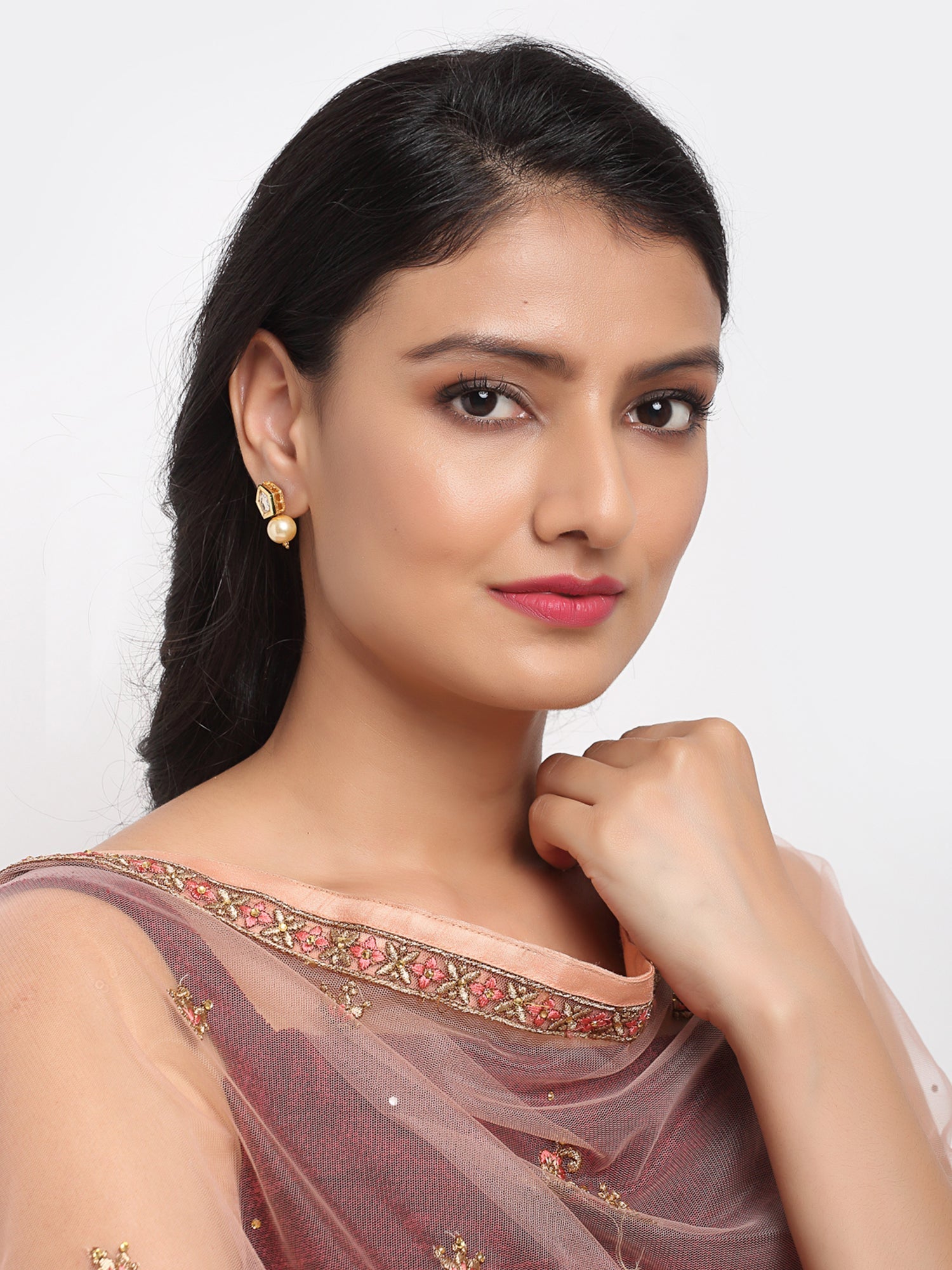 Kundan Studs - Ruby Raang | Grab2Buy