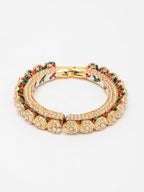 Pearl Embellished Bangle - Ruby Raang | Grab2Buy