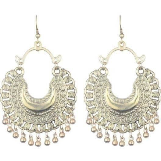 MS Fashion India Stylish And Party Wear Silver Earrings | Grab2Buy