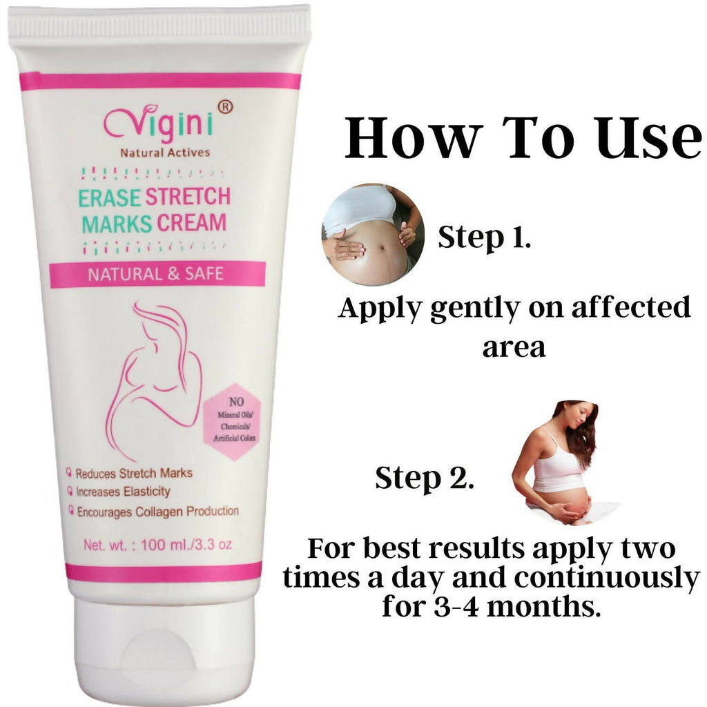 Vigini Natural Actives Stretch Marks Scars Removal Oil Cream | Grab2Buy