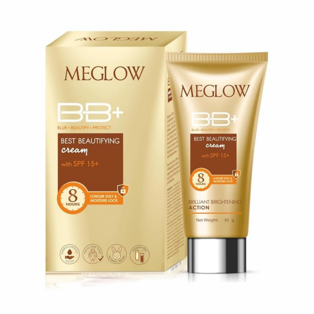 Meglow Best Beautifying BB+ Cream with SPF 15+ | Grab2Buy