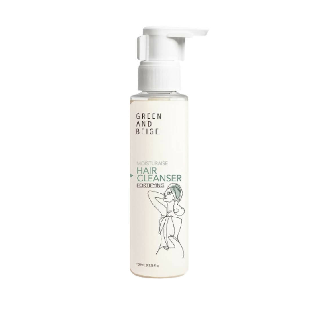 Green And Beige Moisturaise Fortifying Hair Cleanser | Grab2Buy