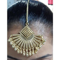 MS Fashion India Gold-Polished Bridal Maang Tikka | Grab2Buy