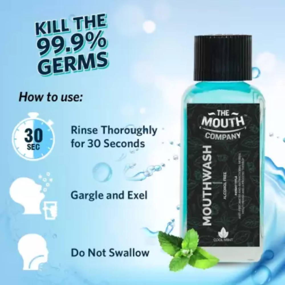 The Mouth Company Cool Mint Mouthwash | Grab2Buy