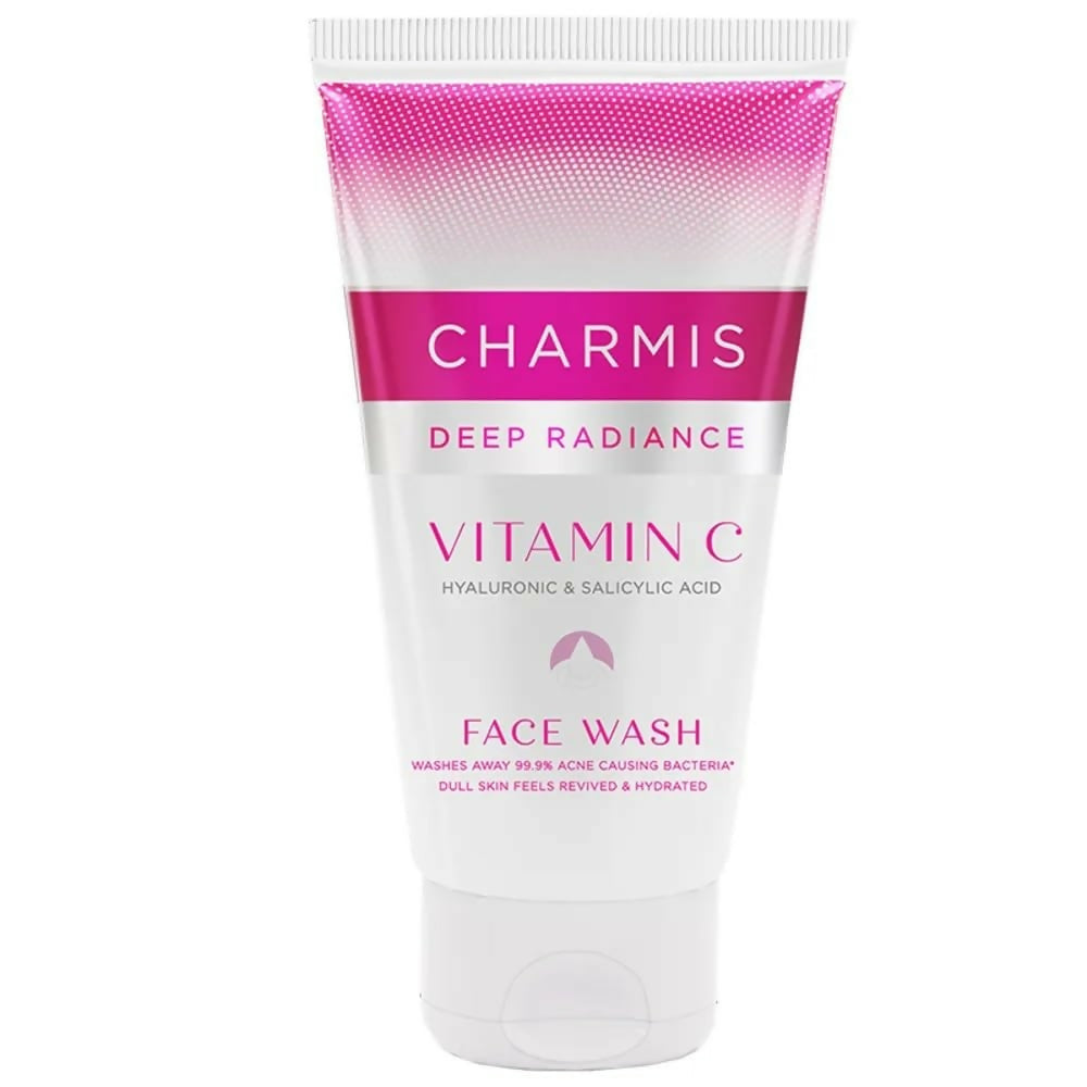 Charmis Deep Radiance Vitamin C Face Wash with Hyaluronic Acid & Salicylic Acid | Grab2Buy