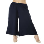 Lagi Women's Navy Blue Solid Palazzo (PLZ01B) | Grab2Buy