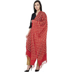 A R Silk Golder Box Regular Dupatta Color Red Dupatta or Chunni | Grab2Buy