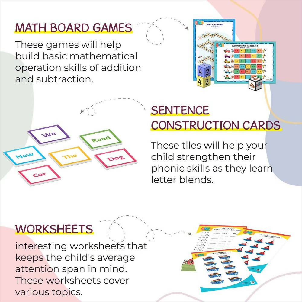 ClassMonitor Mini Learning Kit with Free Mobile App 14+ Learning & Education Topics for Preschool Learning Activities for Age 3 - 5 Years | Grab2Buy