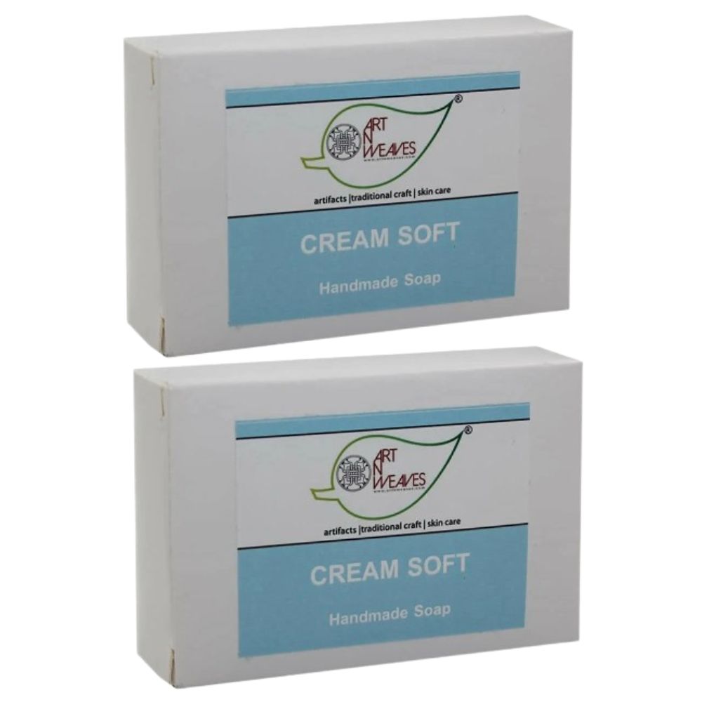artNweaves Cream Soft Handmade Soap | Grab2Buy