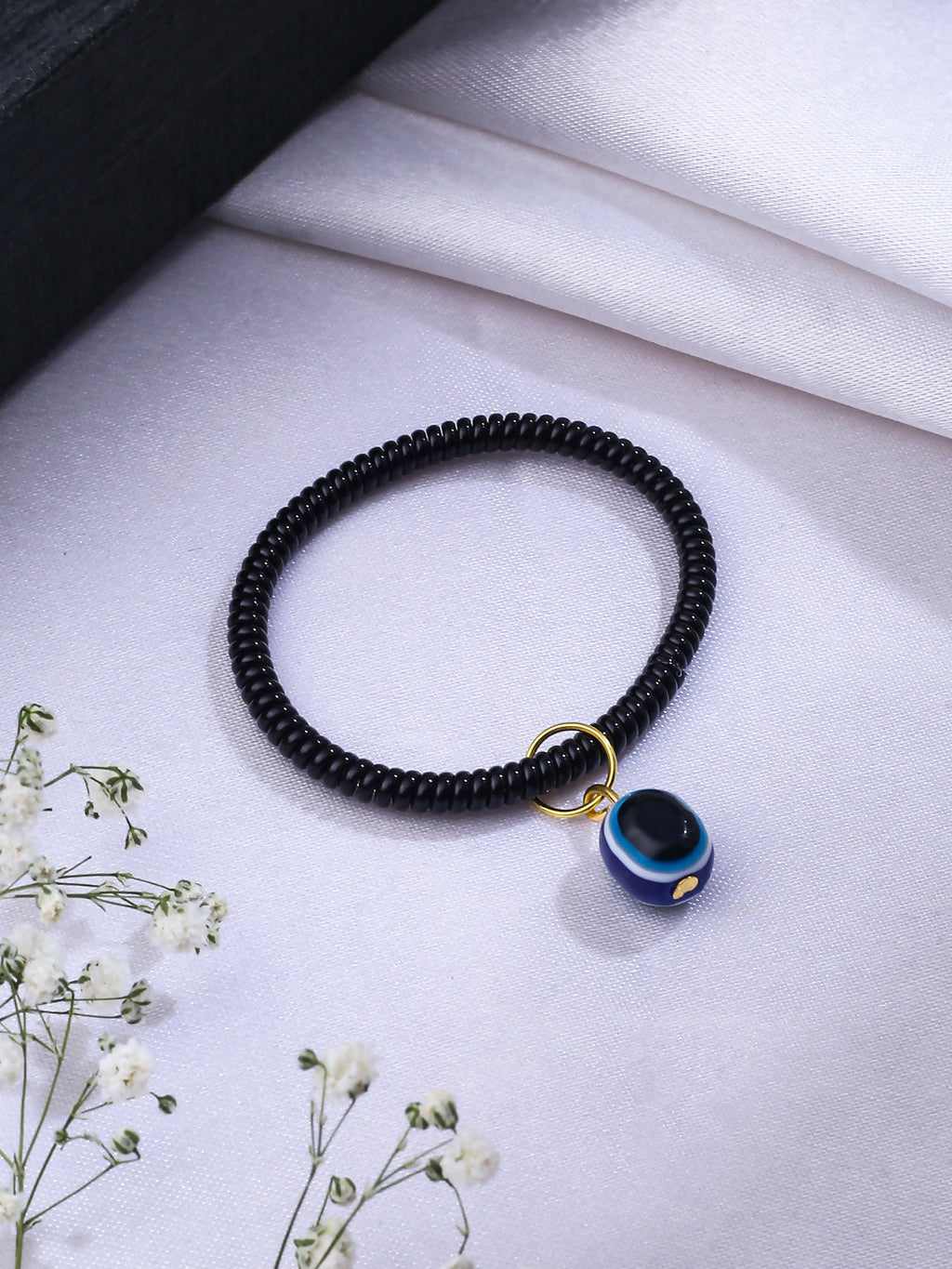 NVR Women Black Evil Eye Adjustable Bracelet | Grab2Buy