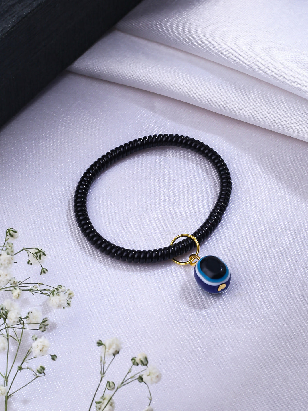NVR Women Black Evil Eye Adjustable Bracelet | Grab2Buy
