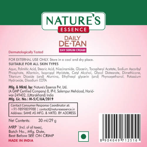 Nature's Essence Daily De-Tan Day Serum Cream | Grab2Buy