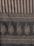 Yufta Women Black Ethnic Motifs Printed Pure Cotton Kurta with Trouser and Dupatta | Grab2Buy