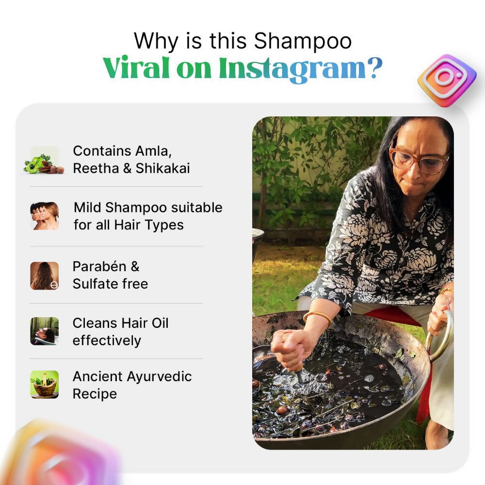 Nidhi'S Grandmaa Secret Curry Leaf & Hibiscus Shampoo | Grab2Buy