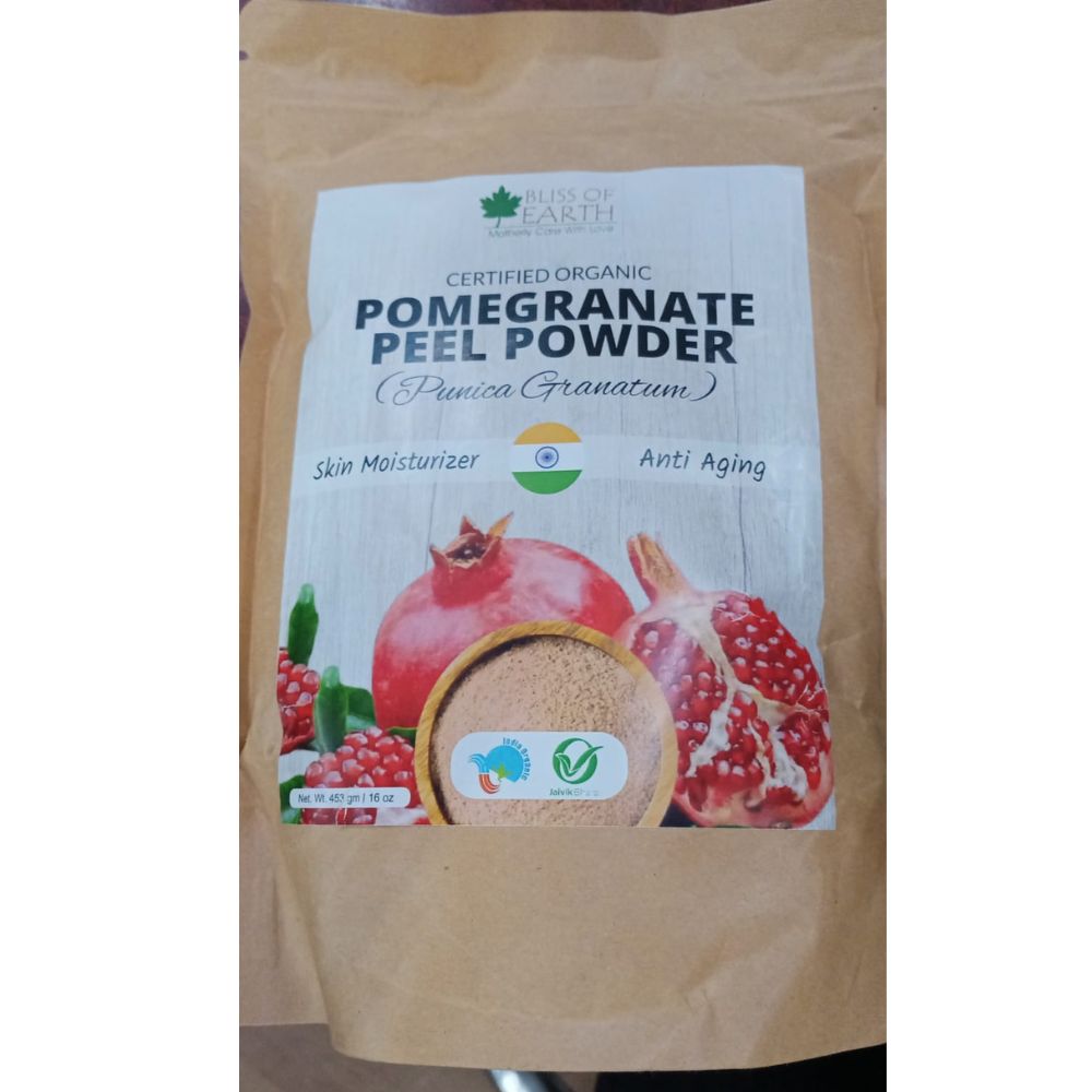 Bliss of Earth Certified Organic Pomegranate Peel Powder | Grab2Buy