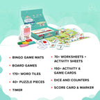 ClassMonitor English Grammar Learning Kit with Free Mobile App Skill Booster Learning Kit for kids of Age 5 - 8 Years