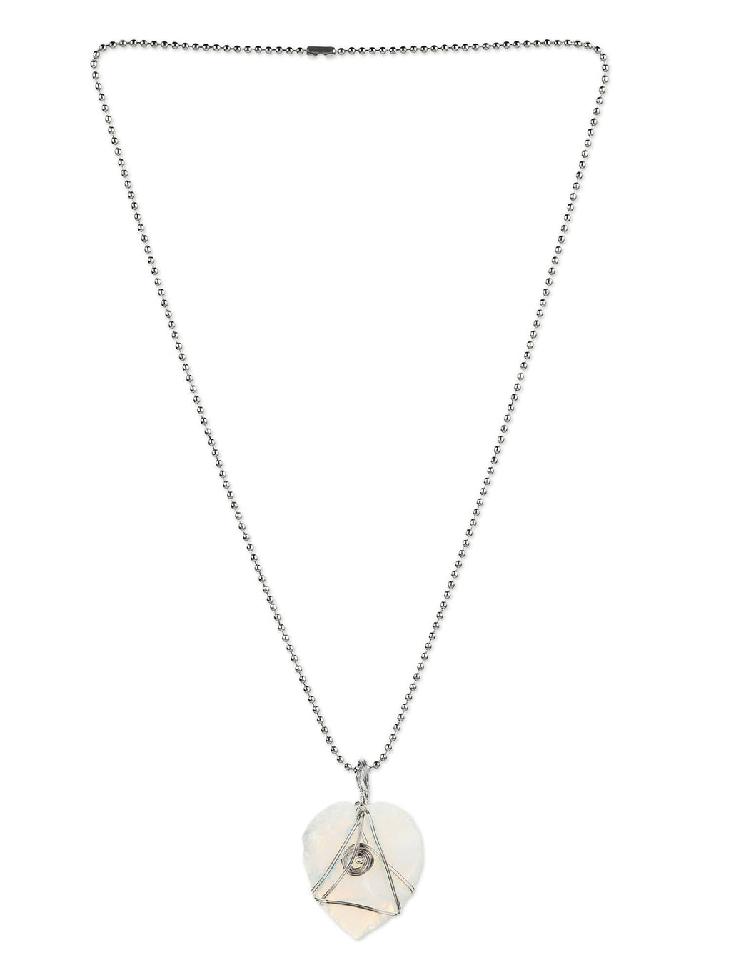 Women's Silver-Toned Blue Silver-Plated Handcrafted Chain - Ruby Raang | Grab2Buy