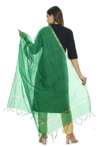 Mominos Fashion Green Banarsi Piping Dupatta | Grab2Buy