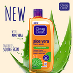 Clean & Clear Aloe Vera Face Wash - Gentle Hydrating Cleanser for Oily Skin
