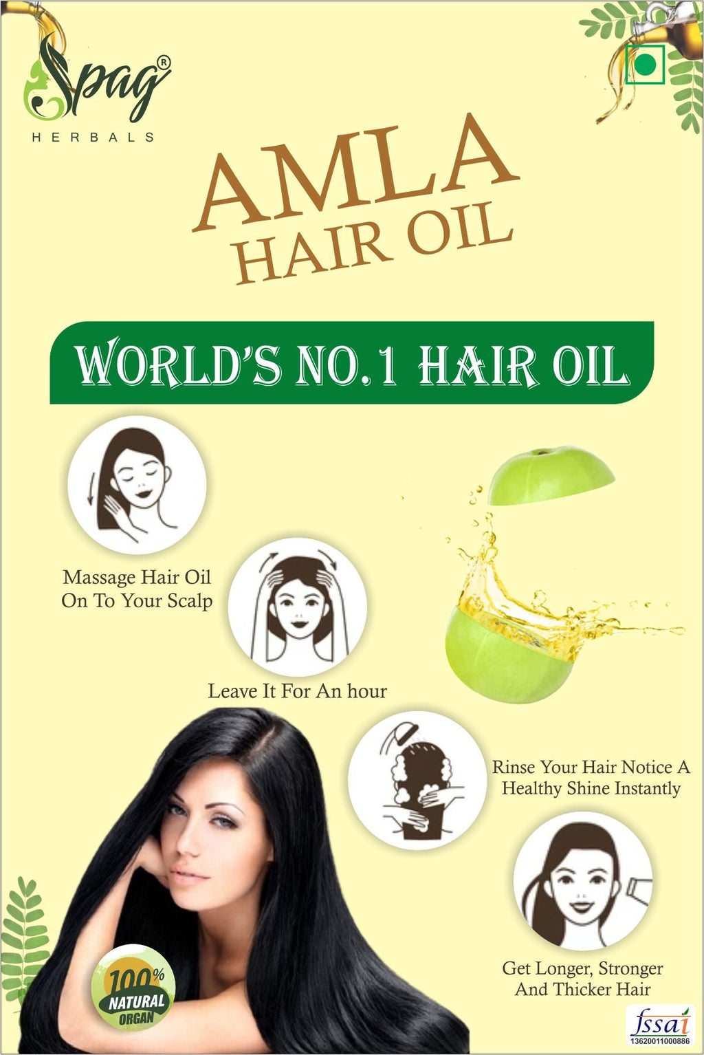 Spag Herbals Amla Oil For Hair & Skin Care | Grab2Buy