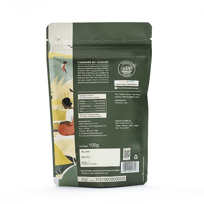 Two Brothers Organic Farms Turmeric Powder | Grab2Buy