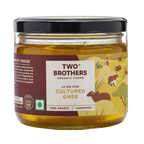 Two Brothers Organic Farms A2 Gir Cow Cultured Ghee | Cultured Cow Desi Ghee | Curd-Churned Bilona Ghee | Pure, Natural, and Healthy | Swadesiicart