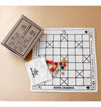 Ancient Living Chauka Bara Four-Player Game / Ashta Chamma