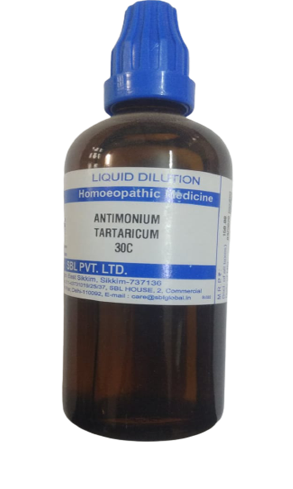 SBL Homeopathy Antimonium Tartaricum Dilution | Grab2Buy