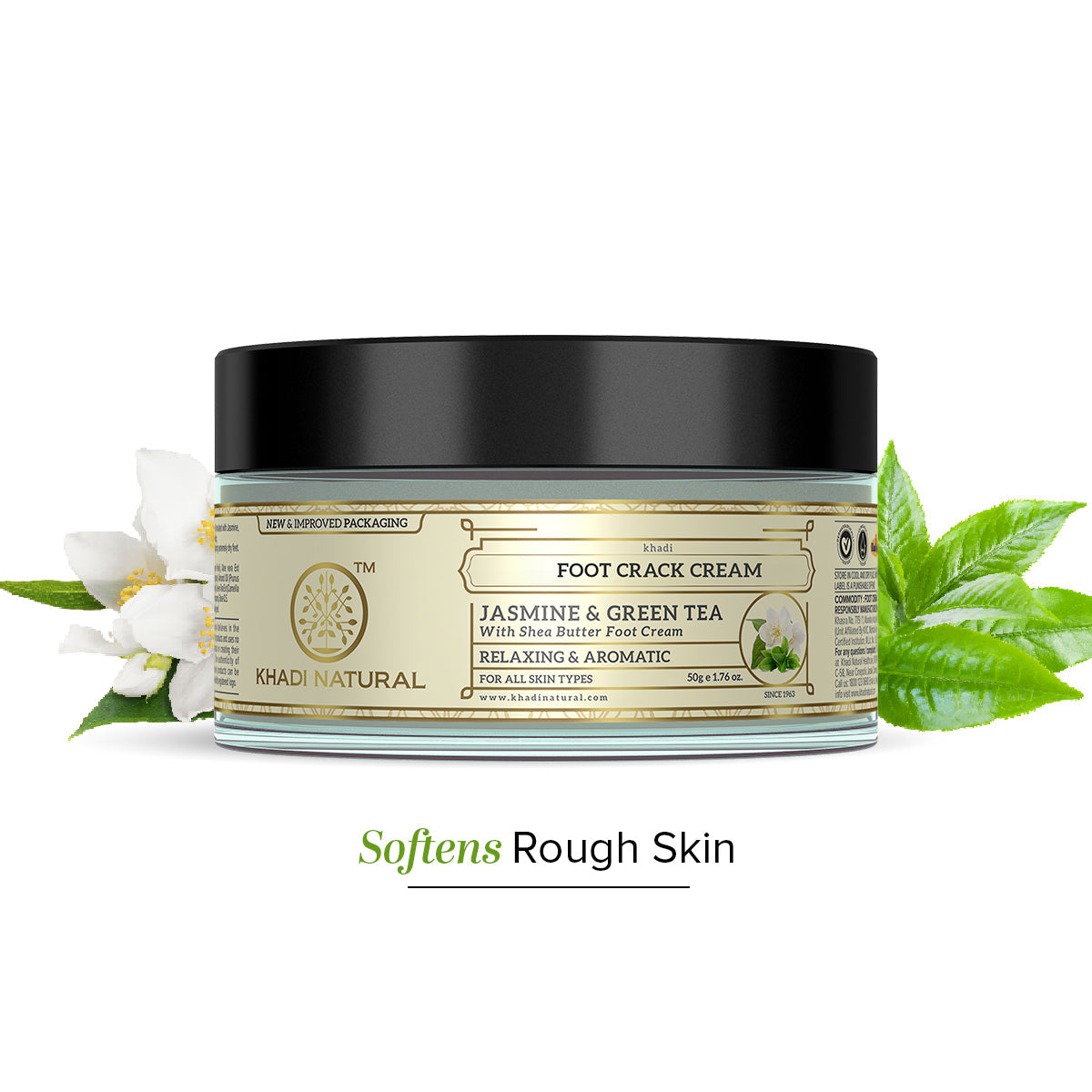 Khadi Natural Jasmine & Green Tea Foot Crack Cream