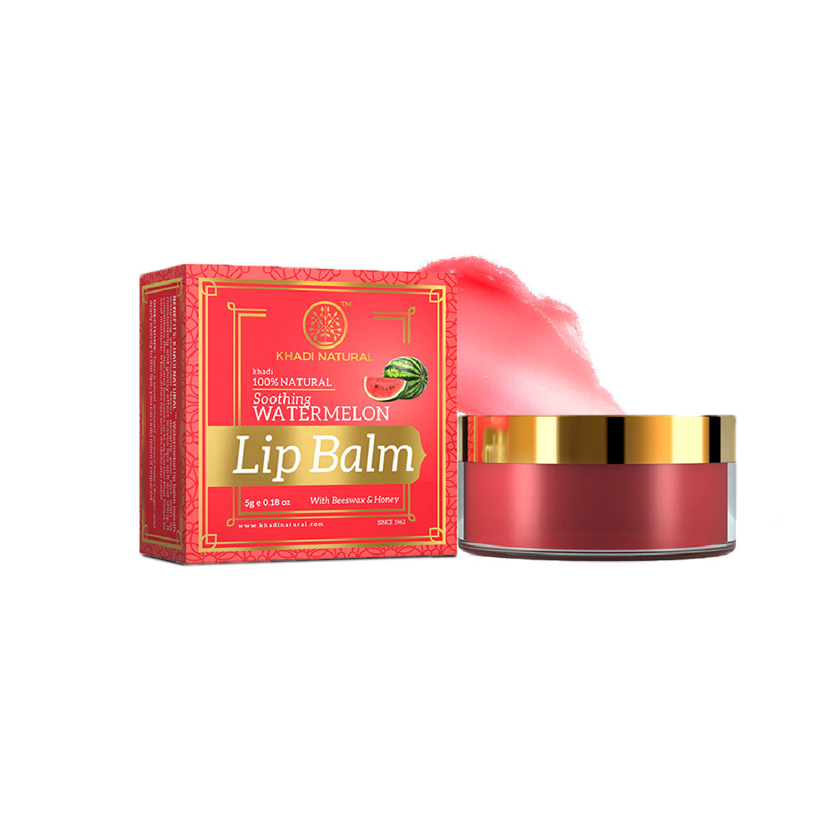 Khadi Natural Watermelon Lip Balm
