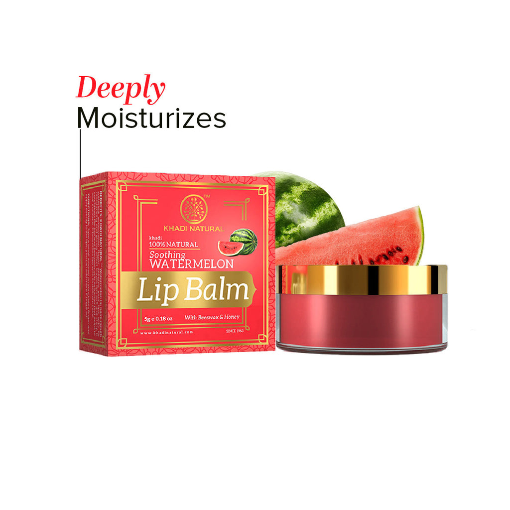 Khadi Natural Watermelon Lip Balm